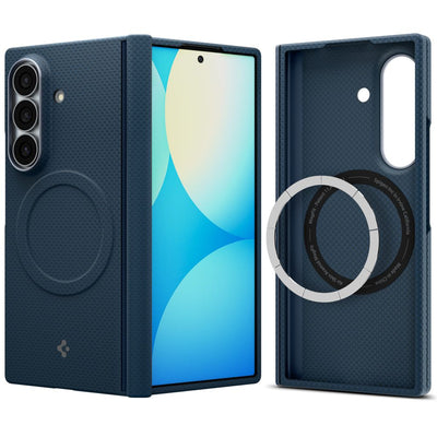 Spigen AirSkin Aramid MagFit MagSafe Case for Samsung Galaxy Z Fold 8 Ultra - Navy Blue