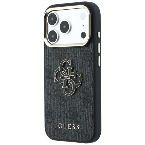 Guess 4G & Big Resin Logo Case for iPhone 17 Pro / 18 Pro - Black