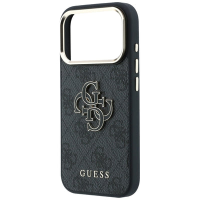 Guess 4G & Big Resin Logo Case for iPhone 17 Pro / 18 Pro - Black
