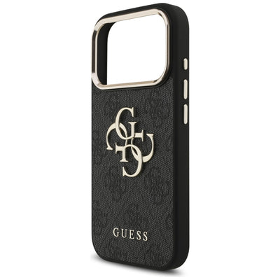 Guess 4G Big 4G Classic Logo Case for iPhone 17 Pro / 18 Pro - Black and Gold