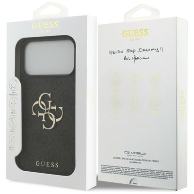 Guess 4G Big Logo Case for iPhone 17 Pro Max / 18 Pro Max - Black