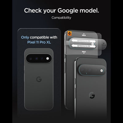 Spigen Optik Pro HD 2-Pack Tempered Glass Lens Screen Protector for Google Pixel 11 Pro XL