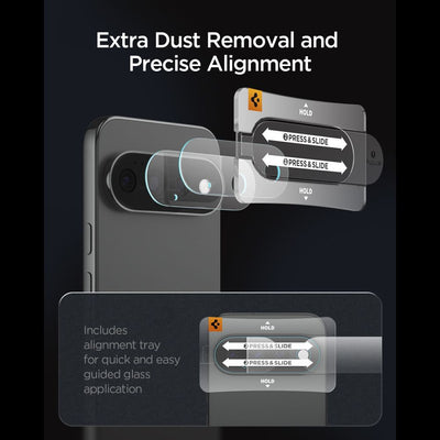 Spigen Optik Pro HD 2-Pack Tempered Glass Lens Screen Protector for Google Pixel 11 Pro XL