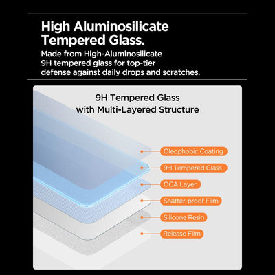 Spigen Glas.tR AlignMaster Slim 2-Pack Tempered Glass for OnePlus 15