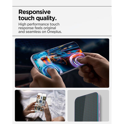 Spigen Glas.tR AlignMaster Slim 2-Pack Tempered Glass for OnePlus 15