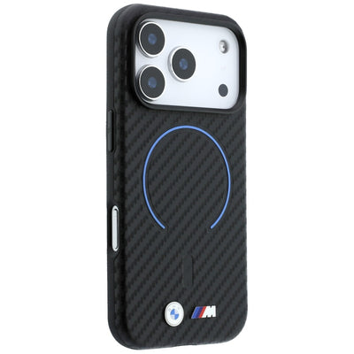 BMW M Carbon Printed Ring MagSafe Case for iPhone 17 Pro / 18 Pro - Black