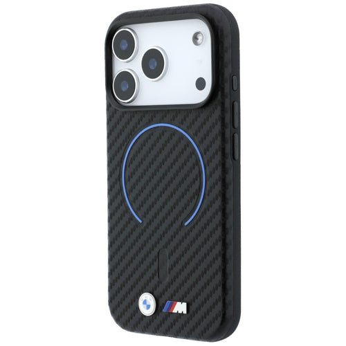 BMW M Carbon Printed Ring MagSafe Case for iPhone 17 Pro Max / 18 Pro Max - Black