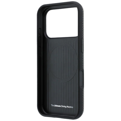 BMW M Quadrille Kevlar Metal Logo MagSafe Case for iPhone 17 Pro Max / 18 Pro Max - Gray