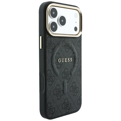 Guess Embossed 4G Classic MagSafe Case for iPhone 17 Pro Max / 18 Pro Max - Black