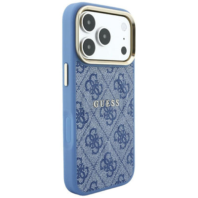 Guess Embossed 4G Classic MagSafe Case for iPhone 17 Pro Max / 18 Pro Max - Blue