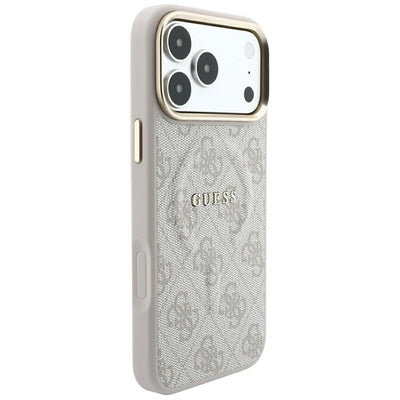 Guess Embossed 4G Classic MagSafe Case for iPhone 17 Pro Max / 18 Pro Max - Pink
