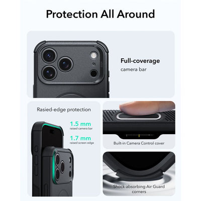 ESR Cyber Tough MagSafe Case for iPhone 18 Pro Max / 17 Pro Max - Black