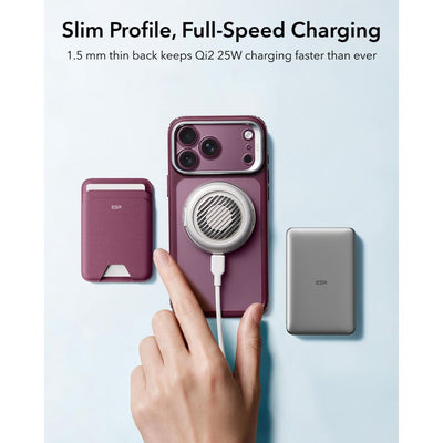 ESR Classic Hybrid Kickstand MagSafe Case for iPhone 18 Pro / 17 Pro - Dark Cherry Matte