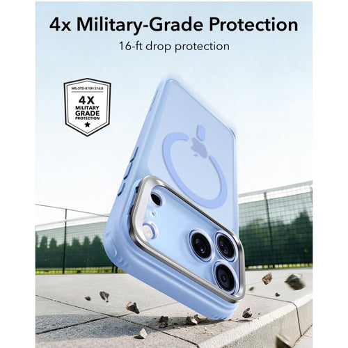 ESR Classic Hybrid Kickstand MagSafe Case for iPhone 18 Pro / 17 Pro - Light Blue Matte