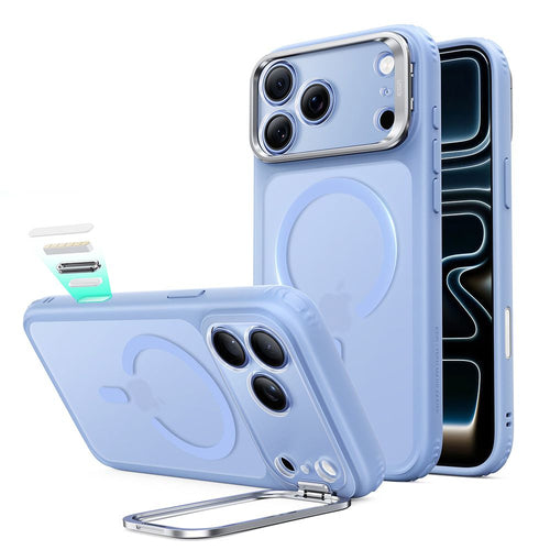 ESR Classic Hybrid Kickstand MagSafe Case for iPhone 18 Pro Max / 17 Pro Max - Light Blue Matte