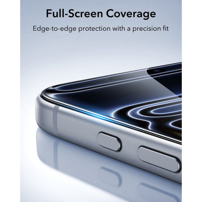 ESR UltraFit Classic 2-Pack Tempered Glass for iPhone 18 Pro Max / 17 Pro Max - Black