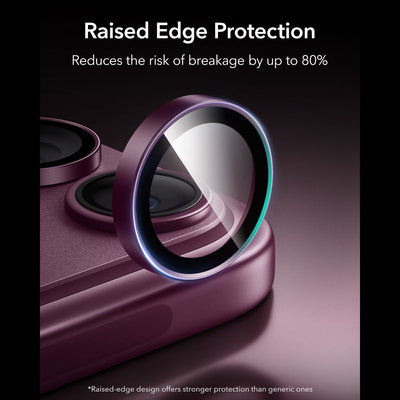 ESR Armorite Camera Protector Tempered Glass for iPhone 18 Pro / 18 Pro Max - Dark Cherry