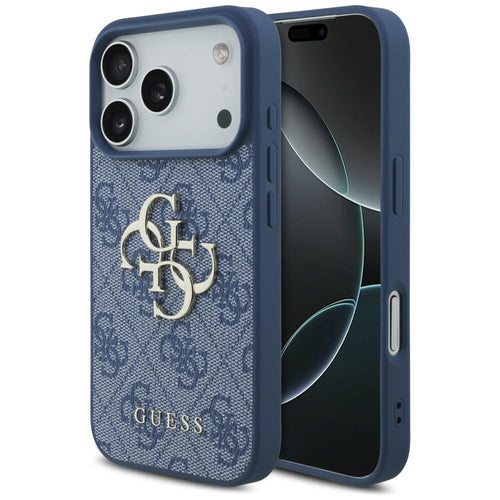 Guess 4G Big Logo Case for iPhone 17 Pro / 18 Pro - Blue
