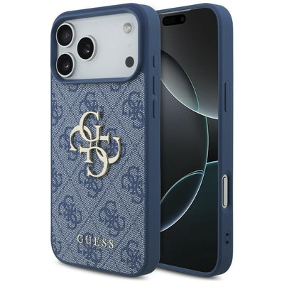 Guess 4G Big Logo Case for iPhone 17 Pro Max / 18 Pro Max - Blue