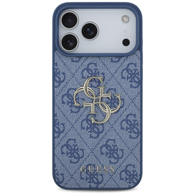 Guess 4G Big Logo Case for iPhone 17 Pro Max / 18 Pro Max - Blue