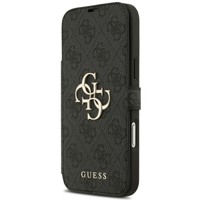 Guess Book 4G Metal Logo Case for iPhone 18 Pro Max / 17 Pro Max - Black