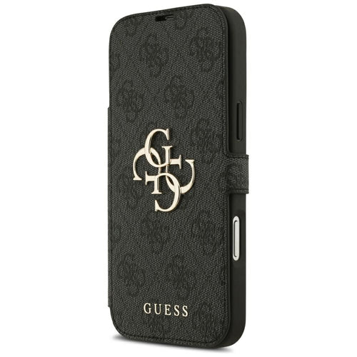 Guess Book 4G Metal Logo Case for iPhone 18 Pro Max / 17 Pro Max - Black
