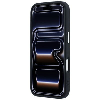 Guess Grained Triangle Logo MagSafe Case for iPhone 17 Pro / 18 Pro - Black