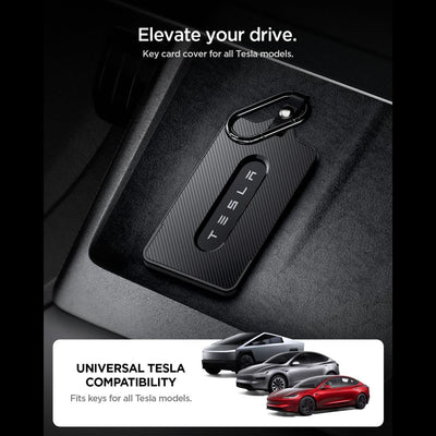 Spigen TO243 Tesla Key Card Holder for Car Keys - Black
