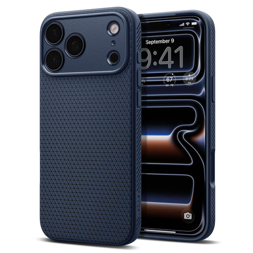 Spigen Liquid Air Case for iPhone 18 Pro / 17 Pro - Navy Blue
