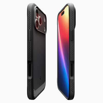 Spigen Rugged Armor MagSafe Case for iPhone 18 Pro / 17 Pro - Matte Black