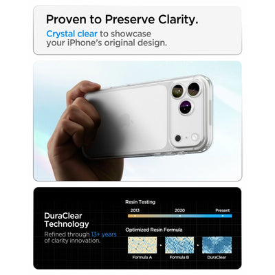 Spigen Ultra Hybrid Case for iPhone 18 Pro / 17 Pro - Transparent