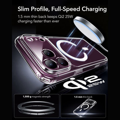 ESR Classic Hybrid MagSafe Case for iPhone 18 Pro Max / 17 Pro Max - Clear