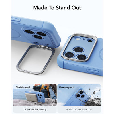 ESR Cyber Tough Kickstand MagSafe Case for iPhone 18 Pro Max / 17 Pro Max - Light Blue