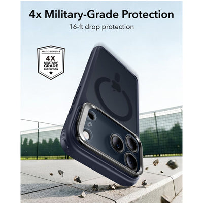 ESR Classic Hybrid Kickstand MagSafe Case for iPhone 18 Pro / 17 Pro - Navy Blue