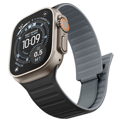 Spigen Athlex Air M Strap for Apple Watch 44 / 45 / 46 / 49 mm - Black and Gray
