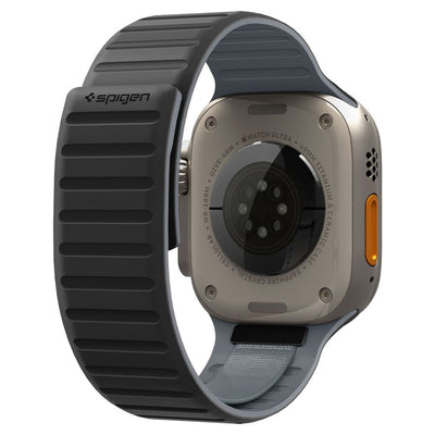 Spigen Athlex Air M Strap for Apple Watch 44 / 45 / 46 / 49 mm - Black and Gray