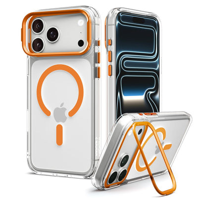 Spigen Ultra Hybrid Optik S MagSafe Case for iPhone 18 Pro Max / 17 Pro Max - Transparent Orange