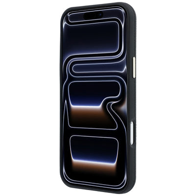 Guess Grained Round Strass Logo MagSafe Case for iPhone 18 Pro Max / 17 Pro Max - Black