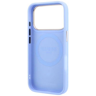 Guess Peony 4G Small Logo MagSafe Case for iPhone 18 Pro Max / 17 Pro Max - Light Blue