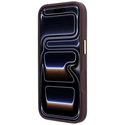 Guess Ring Stand 360 Grained Classic Logo MagSafe Case for iPhone 18 Pro Max / 17 Pro Max - Burgundy