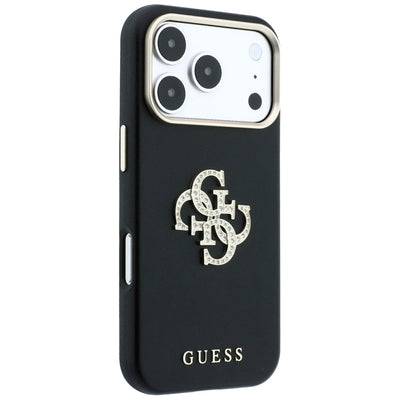 Guess Smooth & Big Strass Logo Case for iPhone 18 Pro Max / 17 Pro Max - Black
