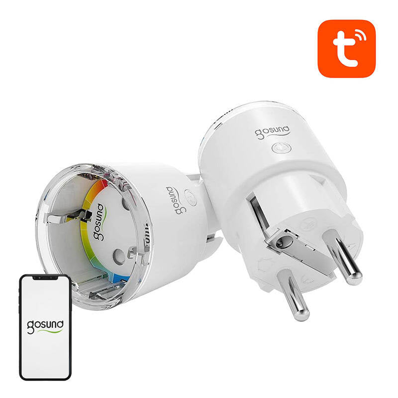 Gosund EP2 WiFi smart socket, 2 pieces (two-pack) 10A Tuya - Product Image 1