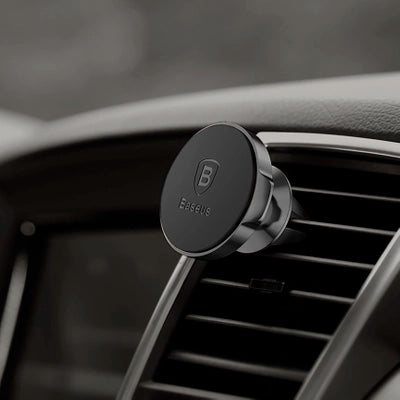 Baseus Small Ears Series SUER-A01 magnetic car air vent holder - black