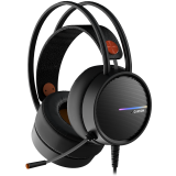 CANYON INTERCEPTOR GH-8A, Gaming headset 3.5mm jack plus USB connector for LED backlight, adjustable microphone and volume co