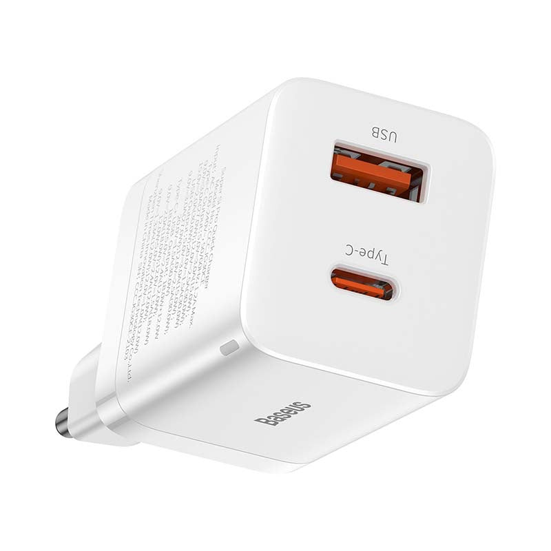 Baseus Super Si Pro Quick Charger USB + USB-C 30W (white) - Product Image 3