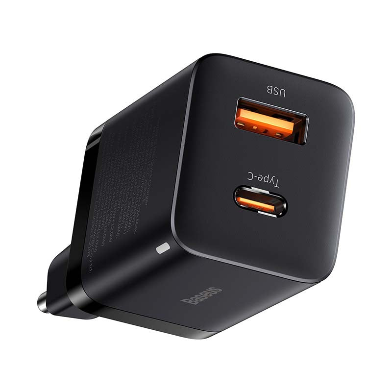 Baseus Super Si Pro Quick Charger USB + USB-C 30W (black) - Product Image 3