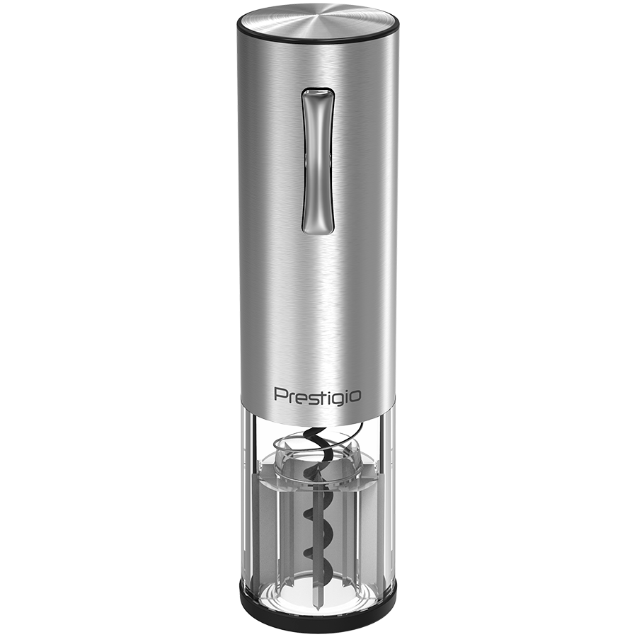 Nemi, Electric wine opener, aerator, vacuum preserver, Silver color — PRESTIGIO
