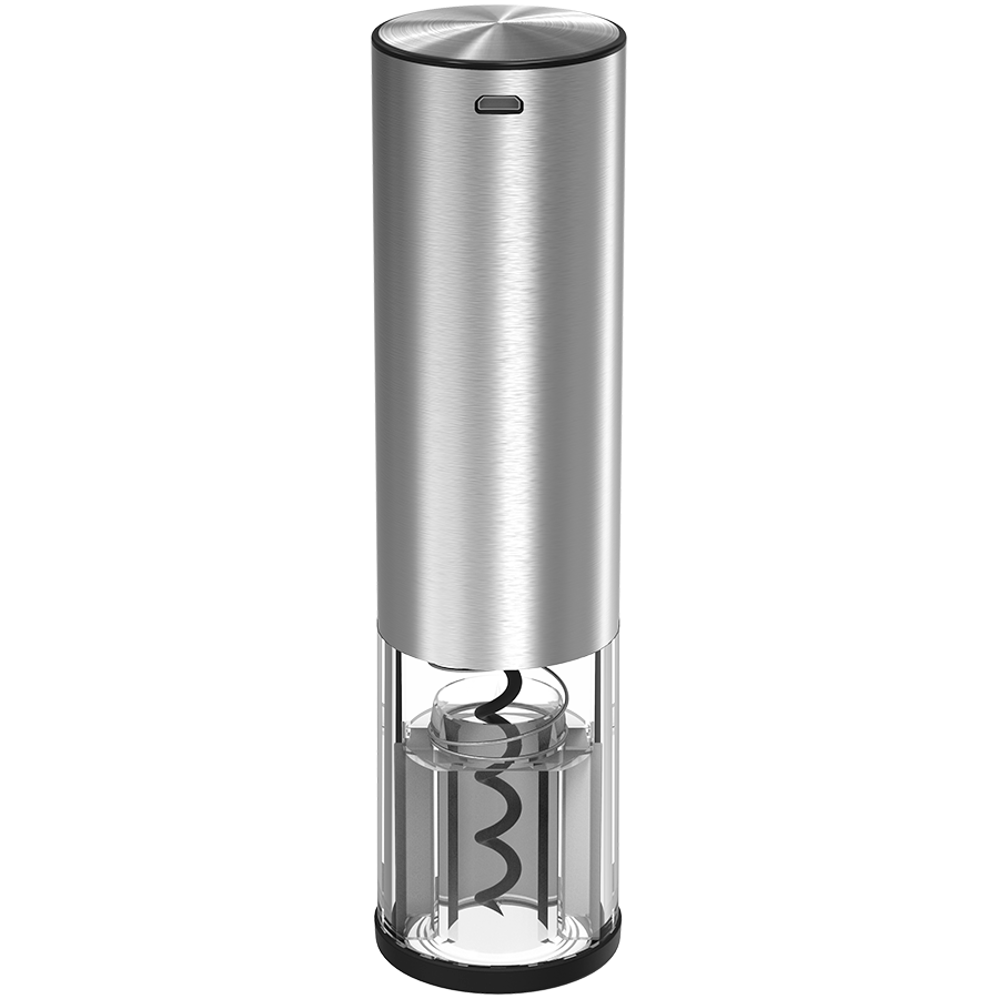 Nemi, Electric wine opener, aerator, vacuum preserver, Silver color — PRESTIGIO