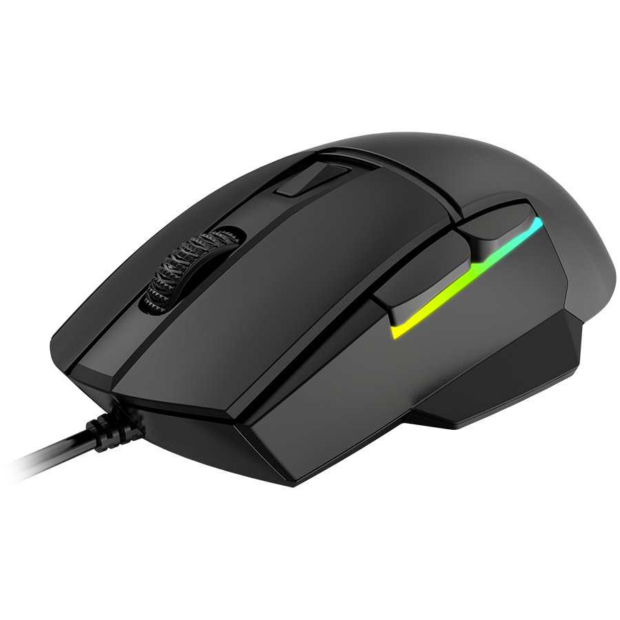 LORGAR Jetter 357, gaming mouse, Optical Gaming Mouse with 6 programmable buttons, Pixart ATG4090 sensor, DPI can be up to 80