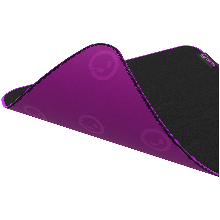 Lorgar Main 313, Gaming mouse pad, High-speed surface, Purple anti-slip rubber base, size: 360mm x 300mm x 3mm, weight 0.195k